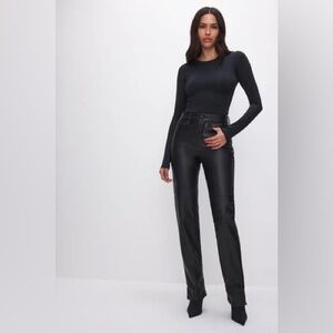 Good American Better Than Leather Good Boy Pants